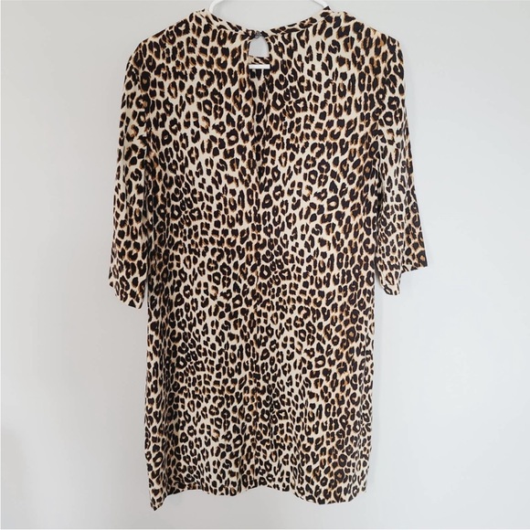 EQUIPMENT Aubrey Silk Dress Leopard Print S - Picture 7 of 7